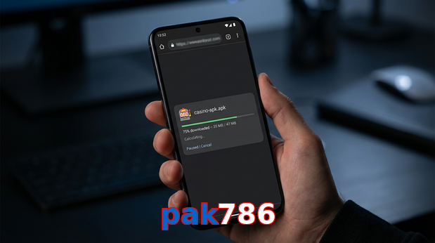 Main screen of Pak786 apk page for PK players